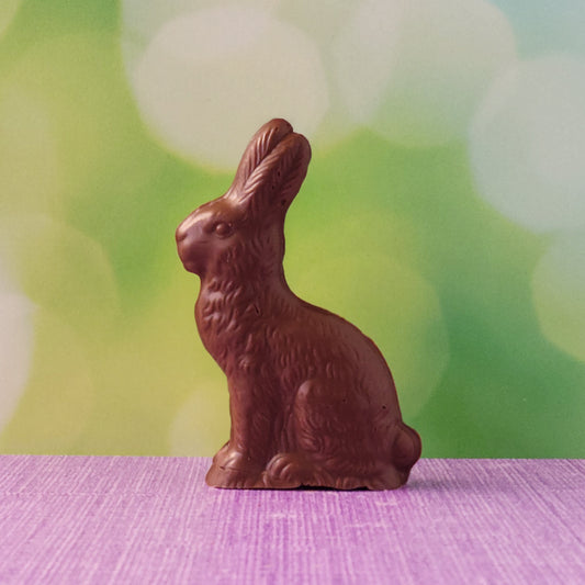small solid milk chocolate bunny