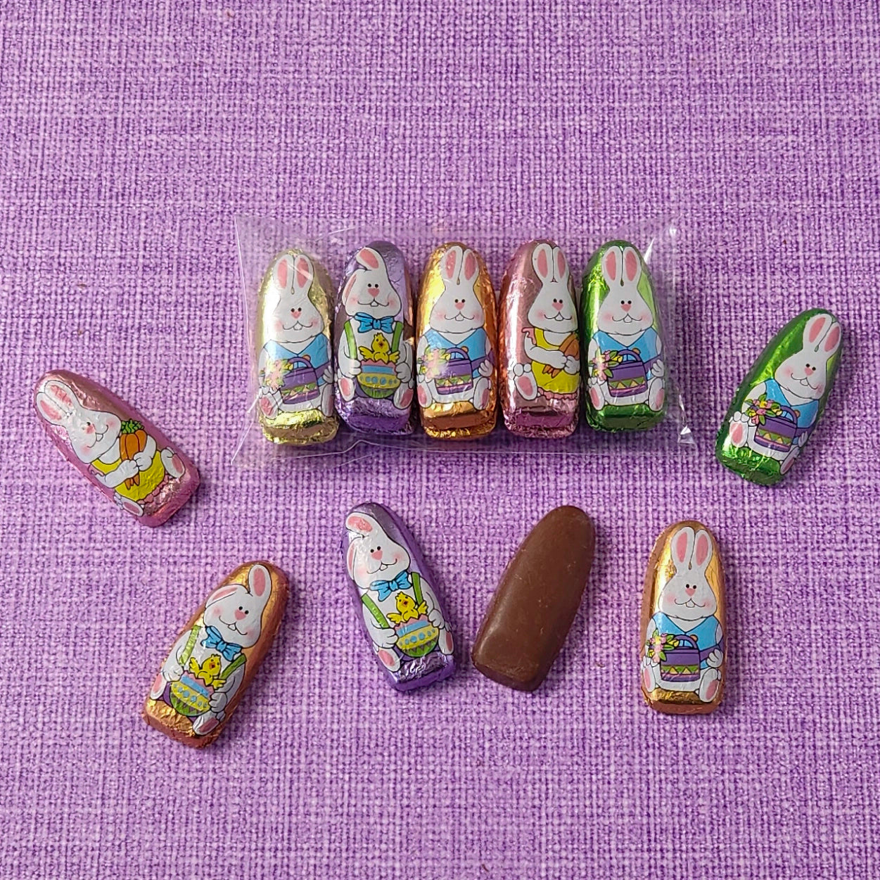 Foiled Funny Bunnies Snack Pack