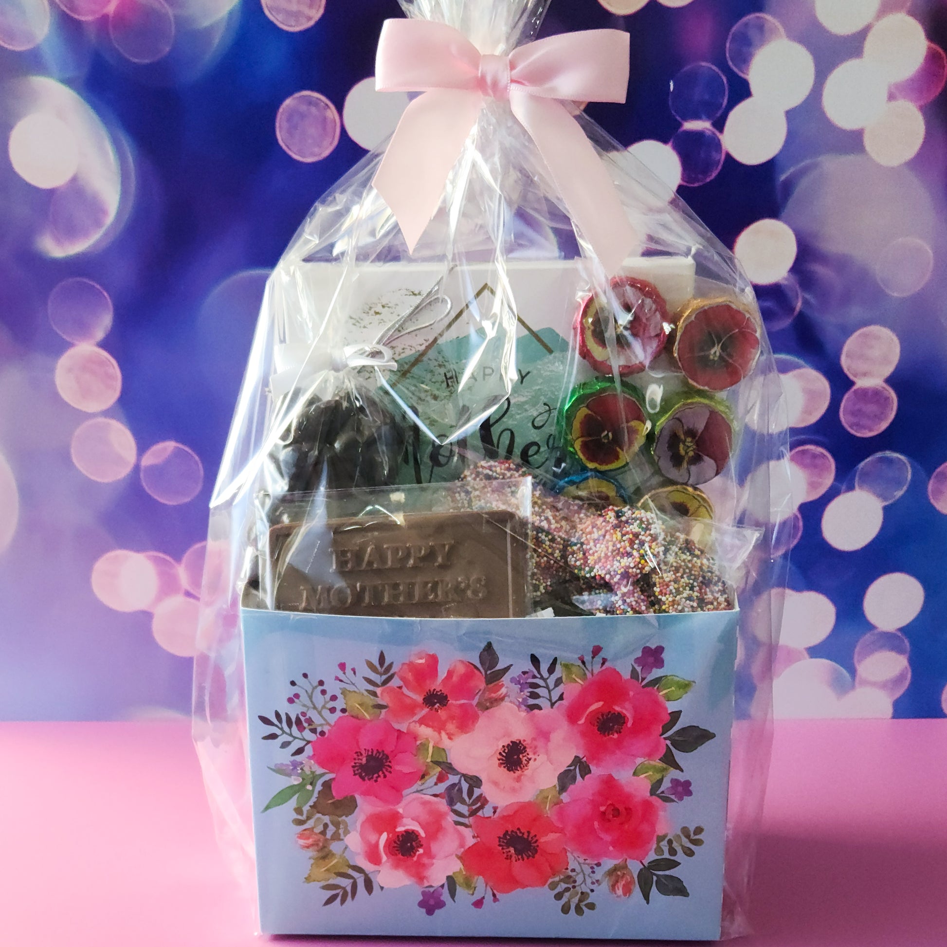 Chocolate is the gift mom really wants for Mother's Day! Our Chocolate gift basket is just the thing!