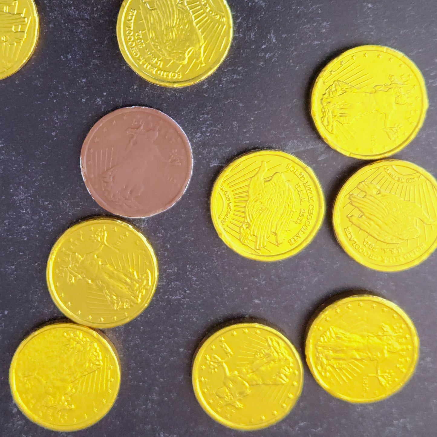 Foiled Milk Chocolate Gold Coins