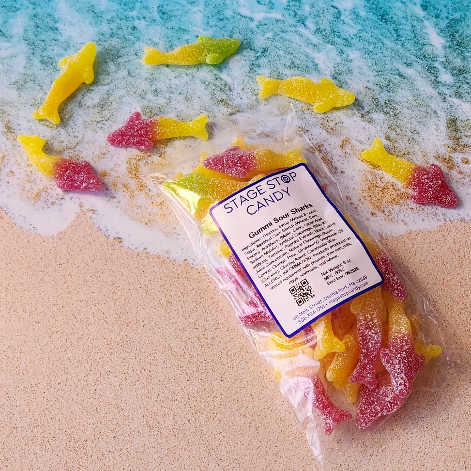 Sour Sharks Gummies Sour Jelly Sharks 1kg Bag Brady s Newsagents sour-sharks-gummies-sour-jelly-sharks-1kg-bag-brady-s-newsagents