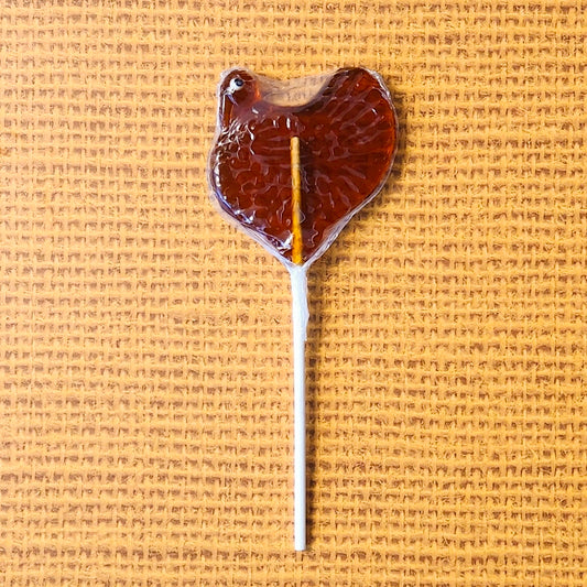 Get ready to gobble up the fun with our Turkey Pop Treats - Hard Candy Lollipop!
Perfect for fall celebrations, these festive lollipops come in three delicious flavors to suit every taste red is cherry flavored, orange is orange Flavor, and brown is maple flavored.
Each turkey pop is individually bagged, making them ideal for Thanksgiving party favors, candy bowls, or a sweet seasonal treat for yourself.