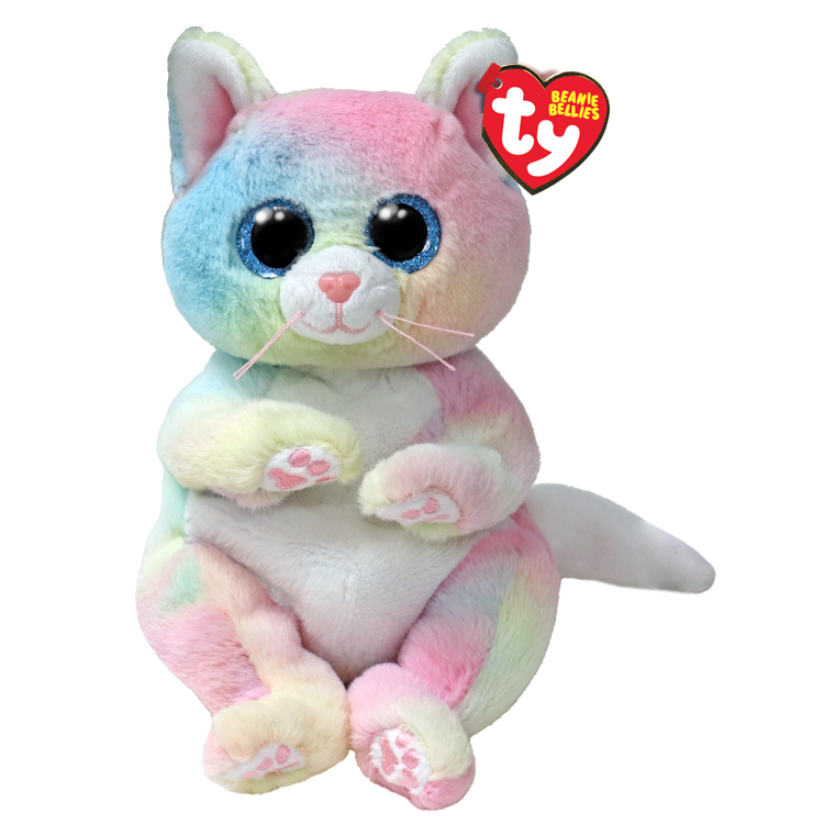Jenni Rainbow Cat Beanie Baby