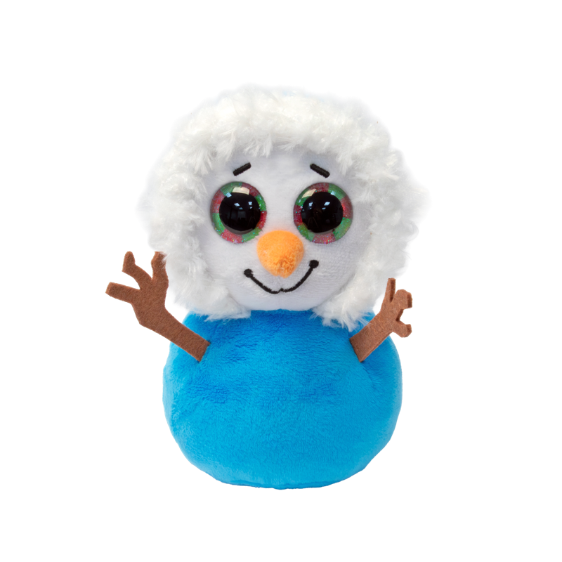 Kenneth Blue Snowman Beanie Babies Christmas Plush
