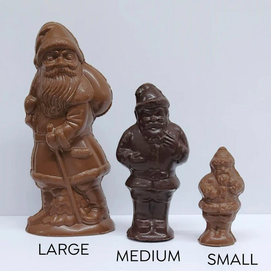 Small 3D Chocolate Santa – A Tiny Taste of Holiday Magic