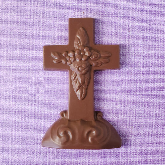 Large milk chocolate cross