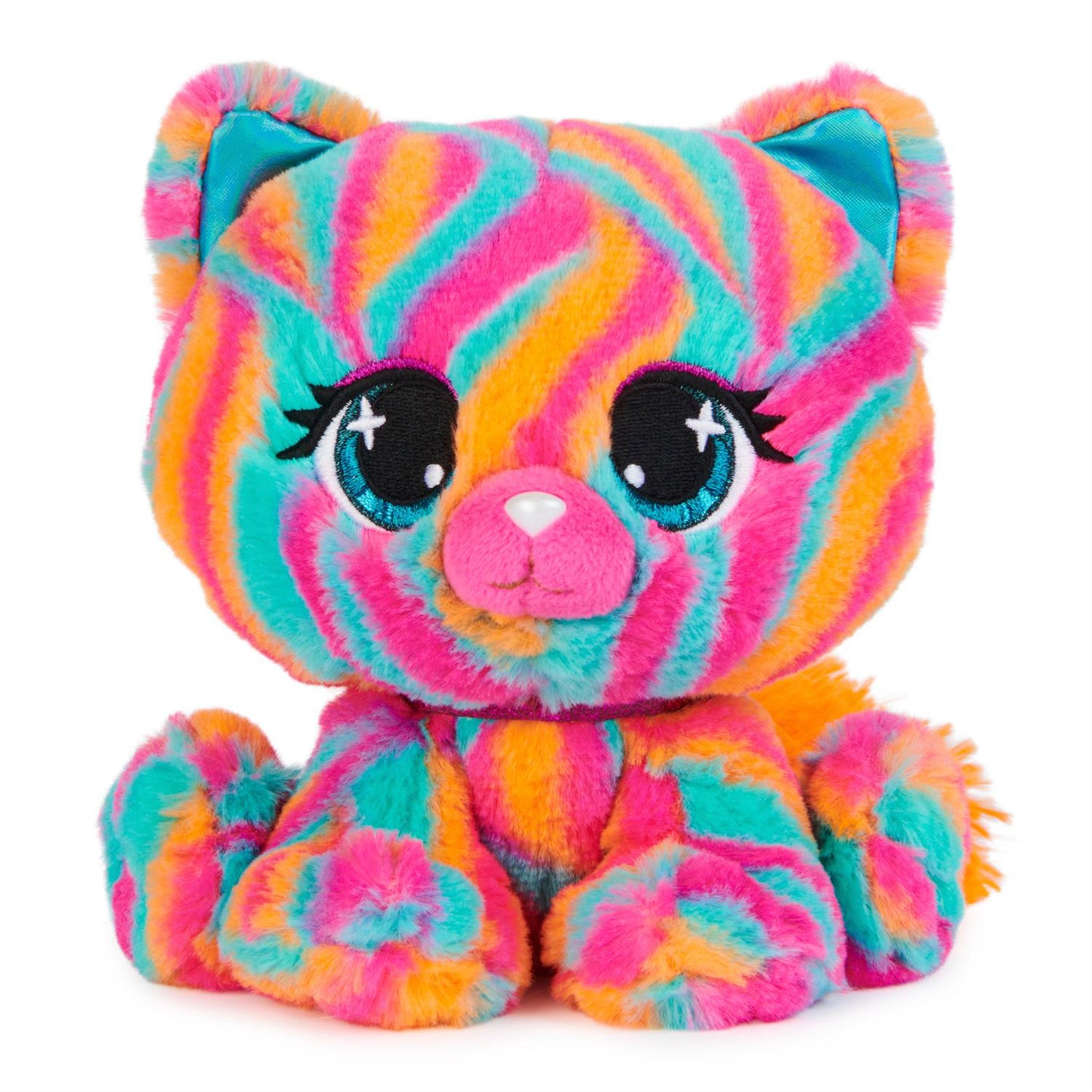 A brightly colored cat as part of the P.Lushes collection