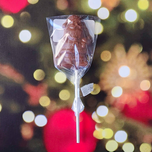 Bring the magic of Christmas to life with our Santa with Presents Milk Chocolate Lollipop! Crafted from creamy, rich milk chocolate, this festive lollipop features Santa holding a sack full of presents, ready to spread holiday cheer. Perfect for stocking stuffers, party favors, or gifting