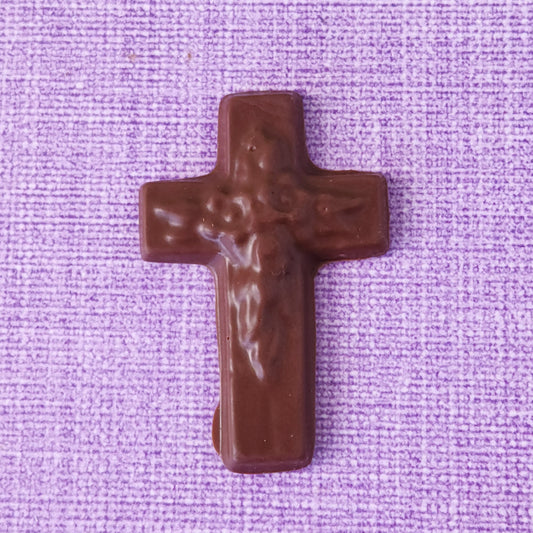 Small milk chocolate cross