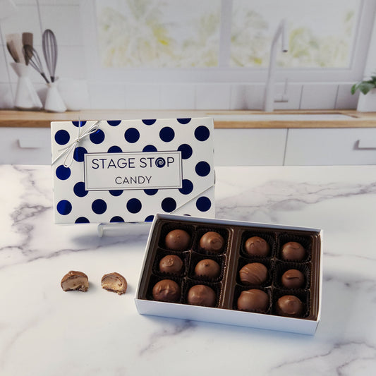 half layer milk chocolate soft center assortment