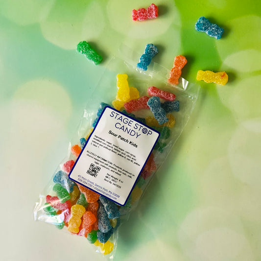 Enjoy the playful mix of sour and sweet with our 6-ounce bag of Sour Patch Kids candy. Perfect for snacking, sharing, or adding fun to any occasion.