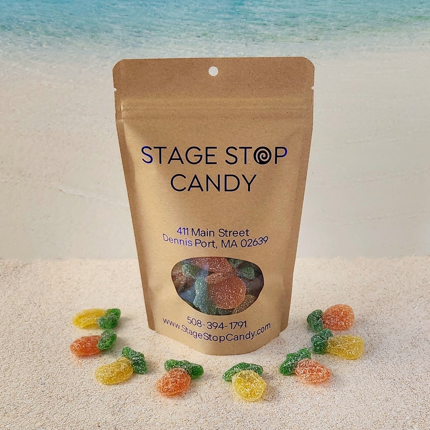 Gummi Sour Pineapples