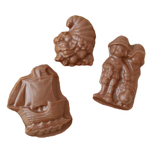 Milk Chocolate Vermont Nut Free Thanksgiving Miniatures. (5.1 oz - 5.4 oz)