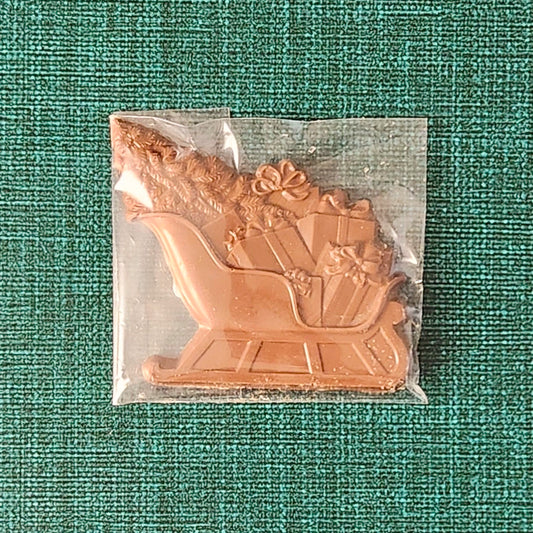 Milk Chocolate Holiday Sleigh favor