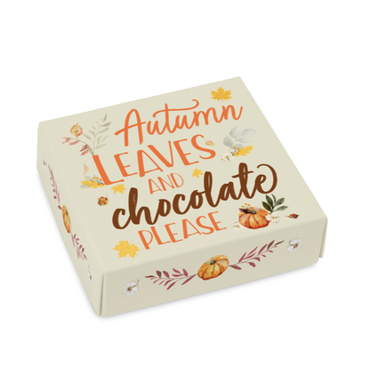 Autumn Leaves and Chocolate Please 9 piece assortment top