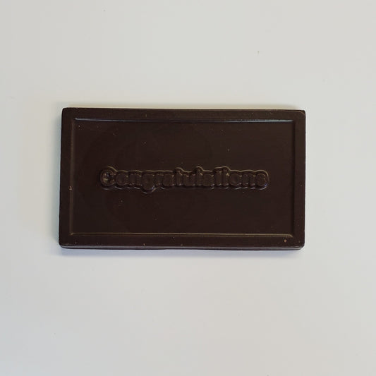 congratulations dark Chocolate Greeting Card