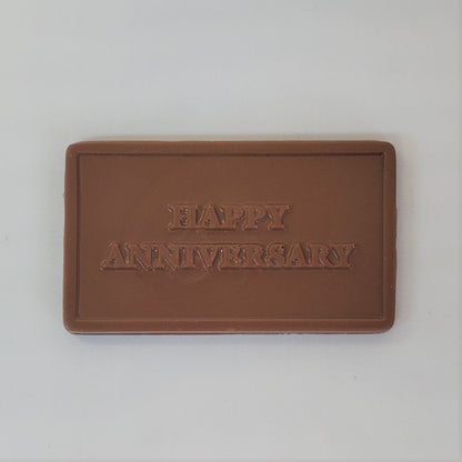 Happy Anniversary Milk Chocolate Greeting Card