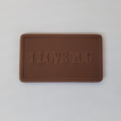 I love you milk Chocolate Greeting Card