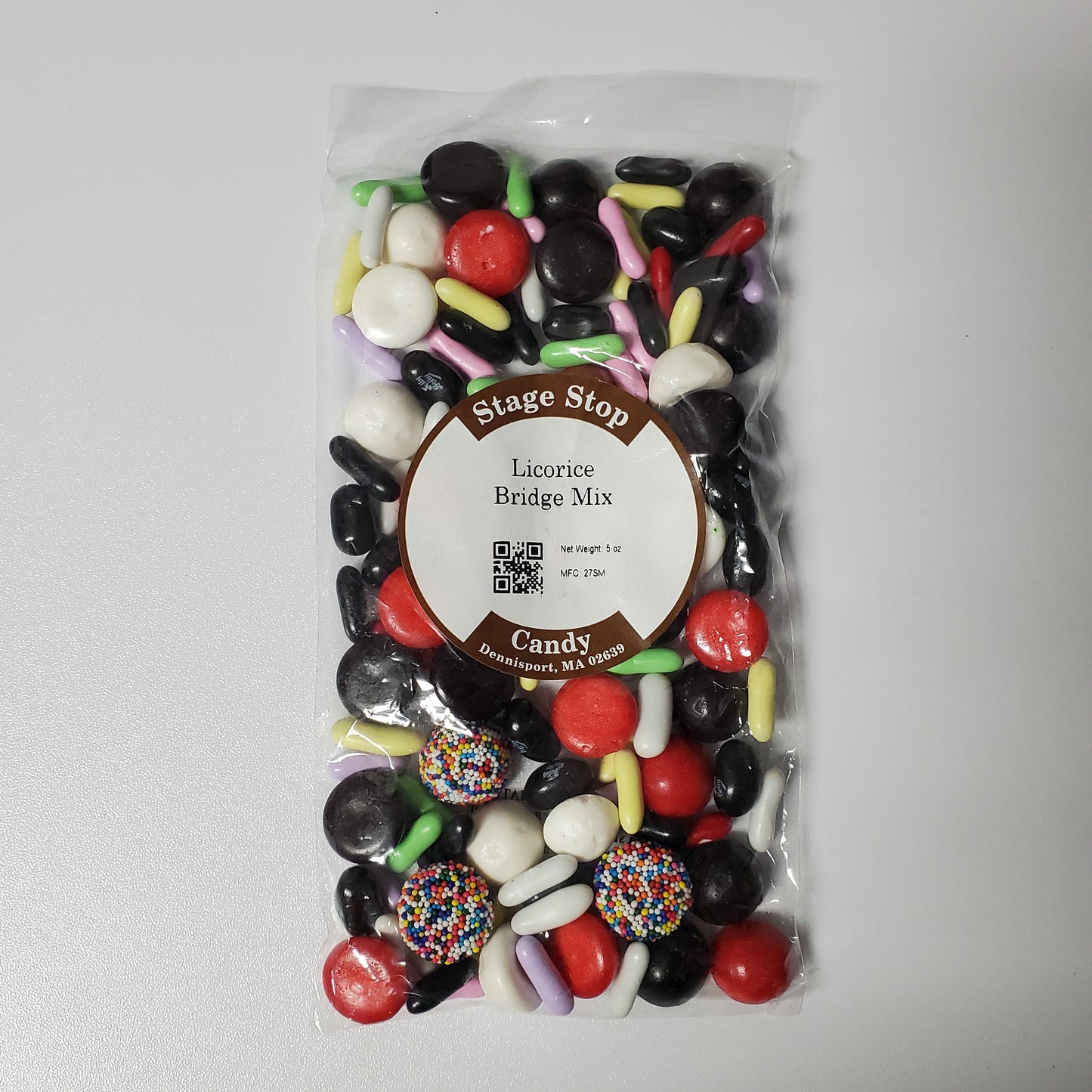 Licorice Pastels, Licorice Buttons, Nonpareil Licorice Buttons and Licorice Jelly Beans