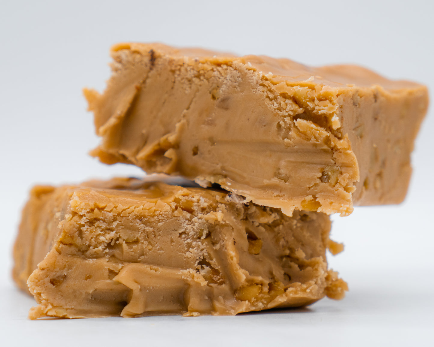 Small Batch Penuch Walnut Fudge is made with brown sugar and a hint of maple flavoring by Stage Stop Candy on Cape Cod.