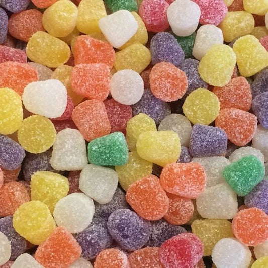 Assorted gummy spice drops