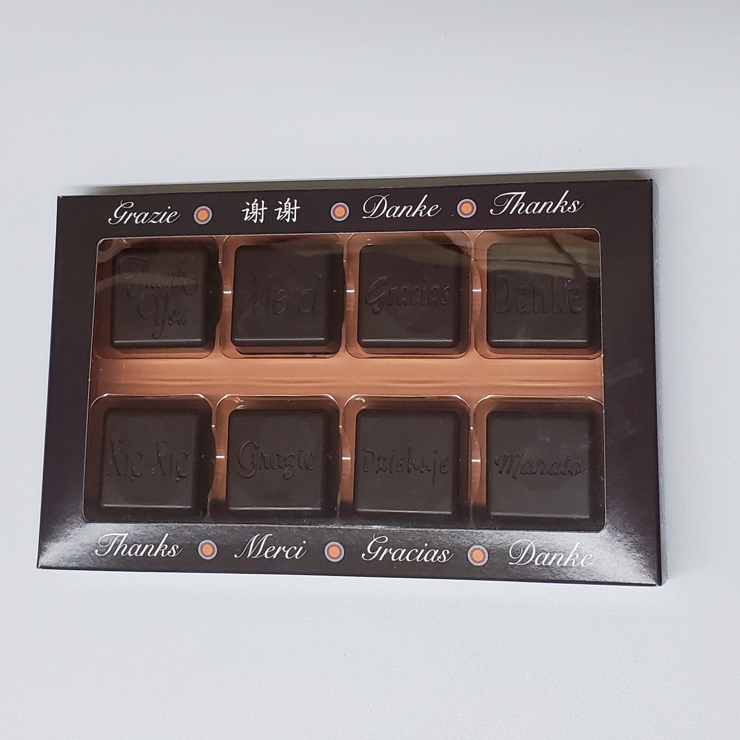 Multi-language Dark Chocolate Thank You Box Set