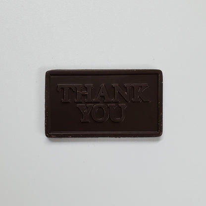 Thank You Dark Chocolate Greeting Card in Wrapper
