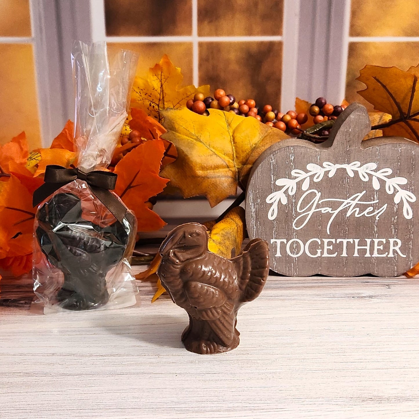 Festive Fall Chocolate Turkeys come in 3 Sizes to Choose From!