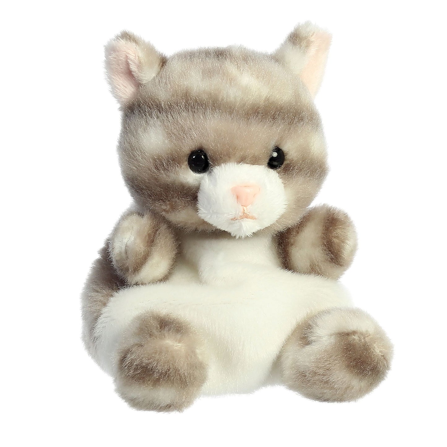 Aurora Palm Pals Silver Kitty 5"