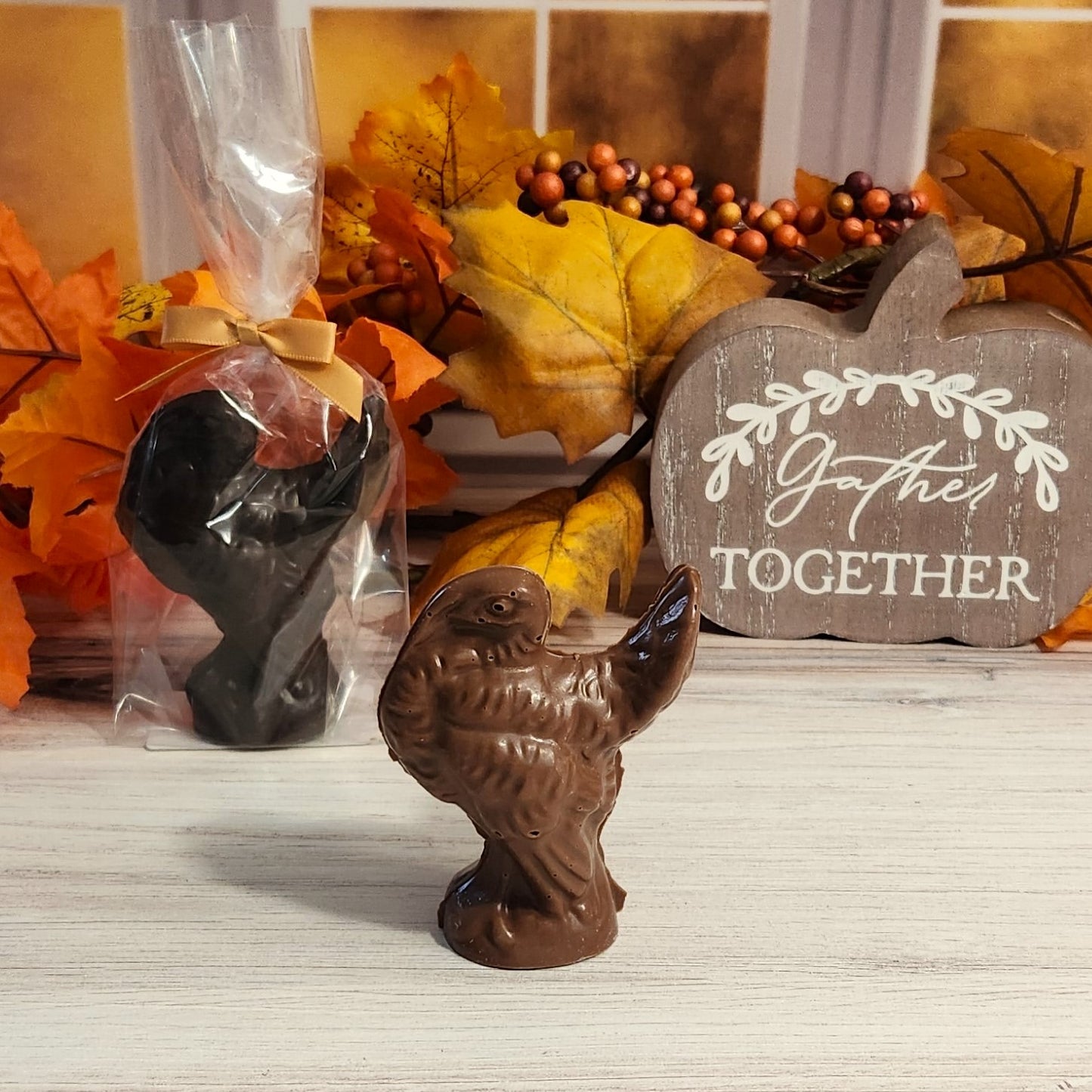 Gobble-Worthy 3D Chocolate Turkeys are ideal for Sharing