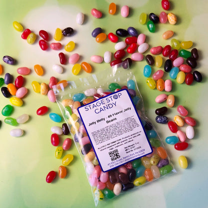 These Jelly Belly gourmet jelly beans have every flavor you can think of…. Well, at least 49. 
5 ounce bag.