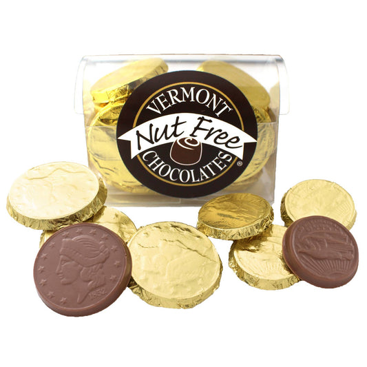 Vermont nut free milk chocolate coins