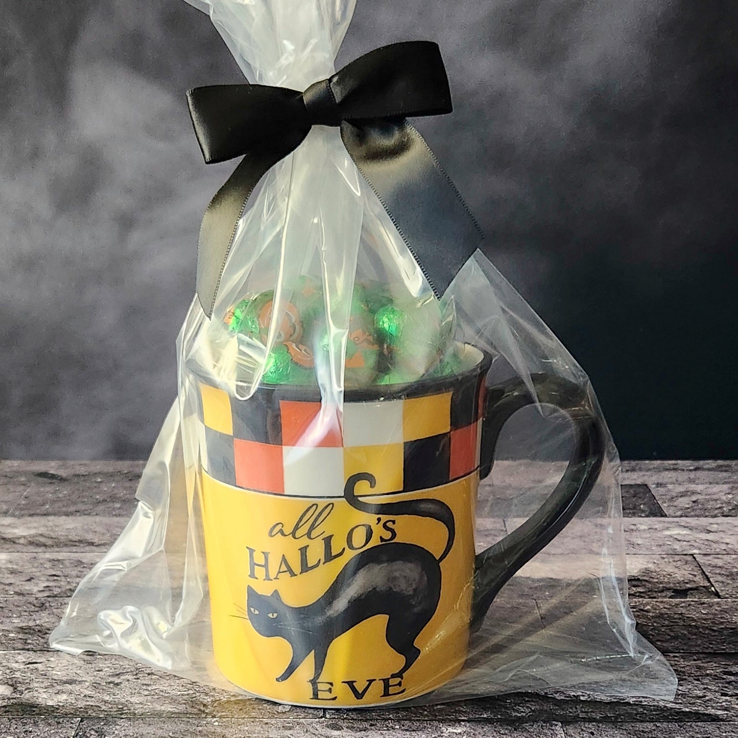 All Hallows Eve Black Cat Halloween Gift Mug