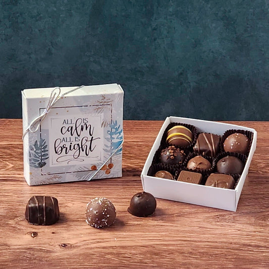 All is Calm, All is Bright Themed Box with Popular Assortment
