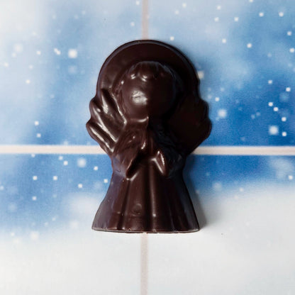 Dark chocolate angel favor