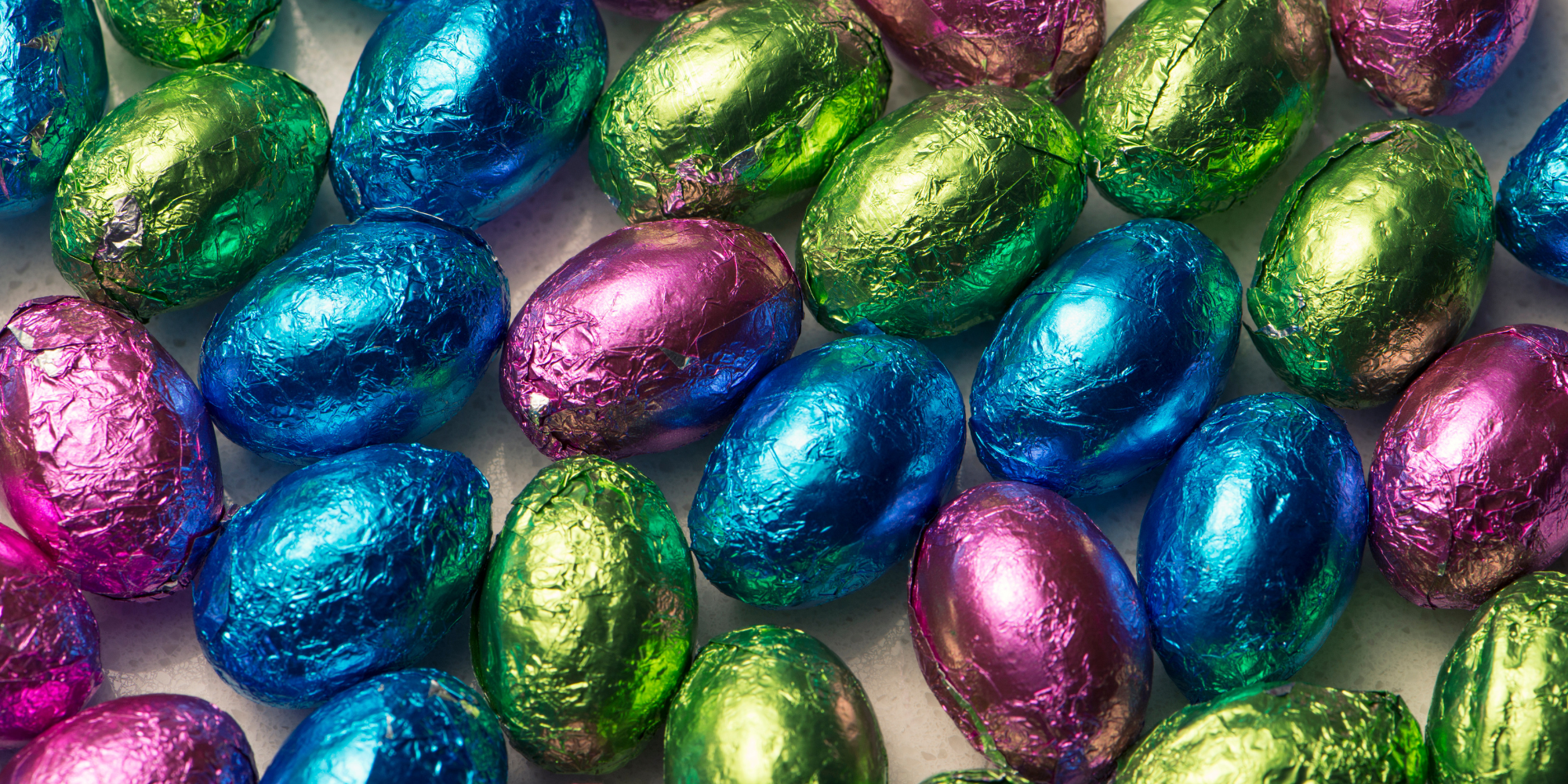 Foiled Chocolate Easter Eggs