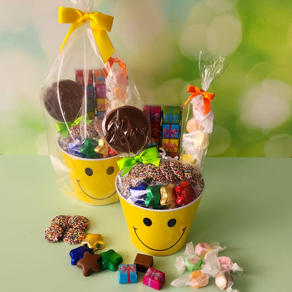 Tell someone Happy Birthday with our Happy Smiles Birthday Basket!
