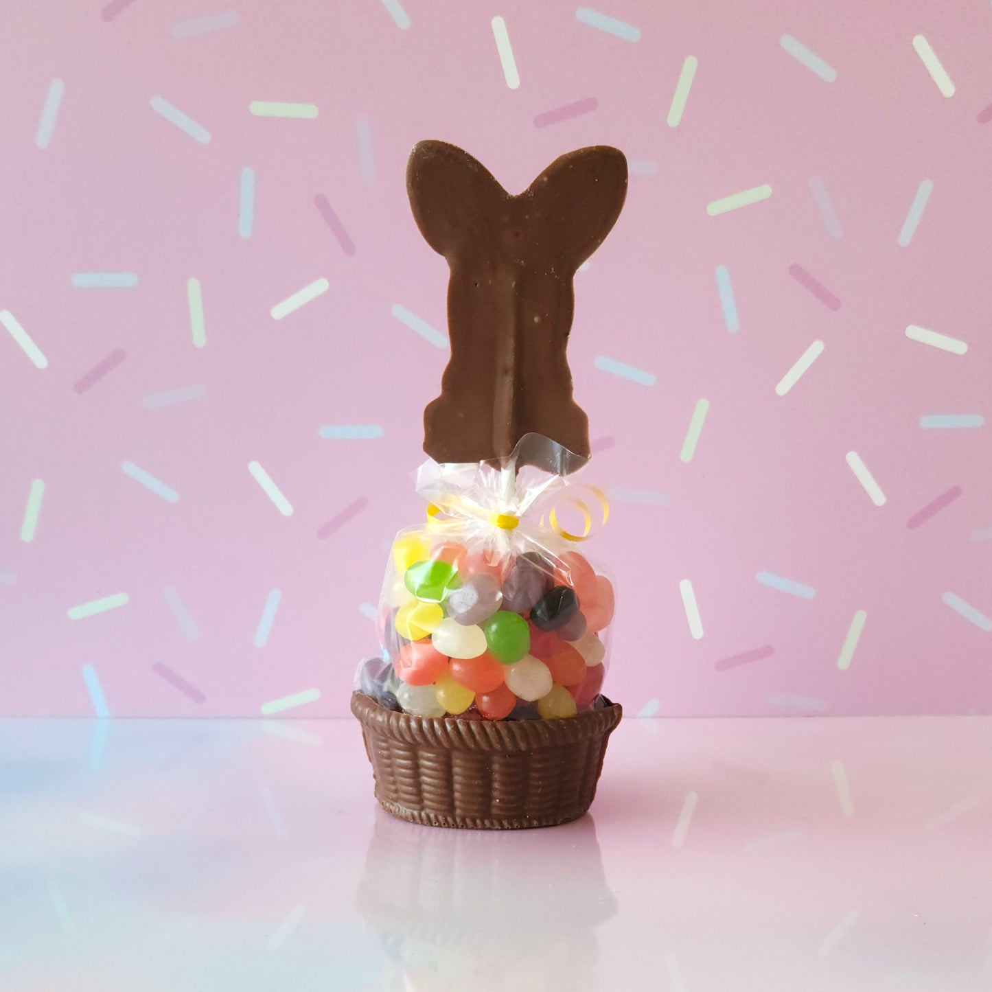 Bowtie Bunny Chocolate Basket ***In Store Pick-Up Only***