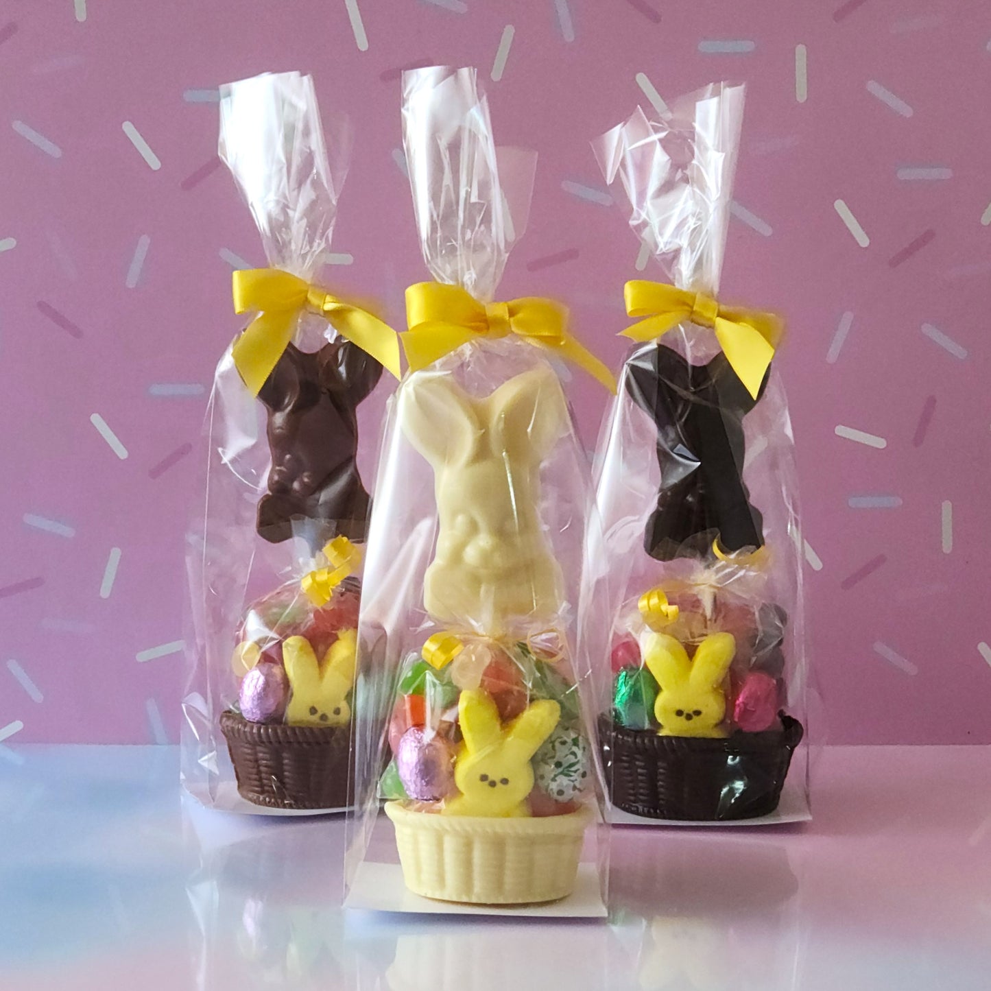 Bowtie Bunny Chocolate Basket ***In Store Pick-Up Only***