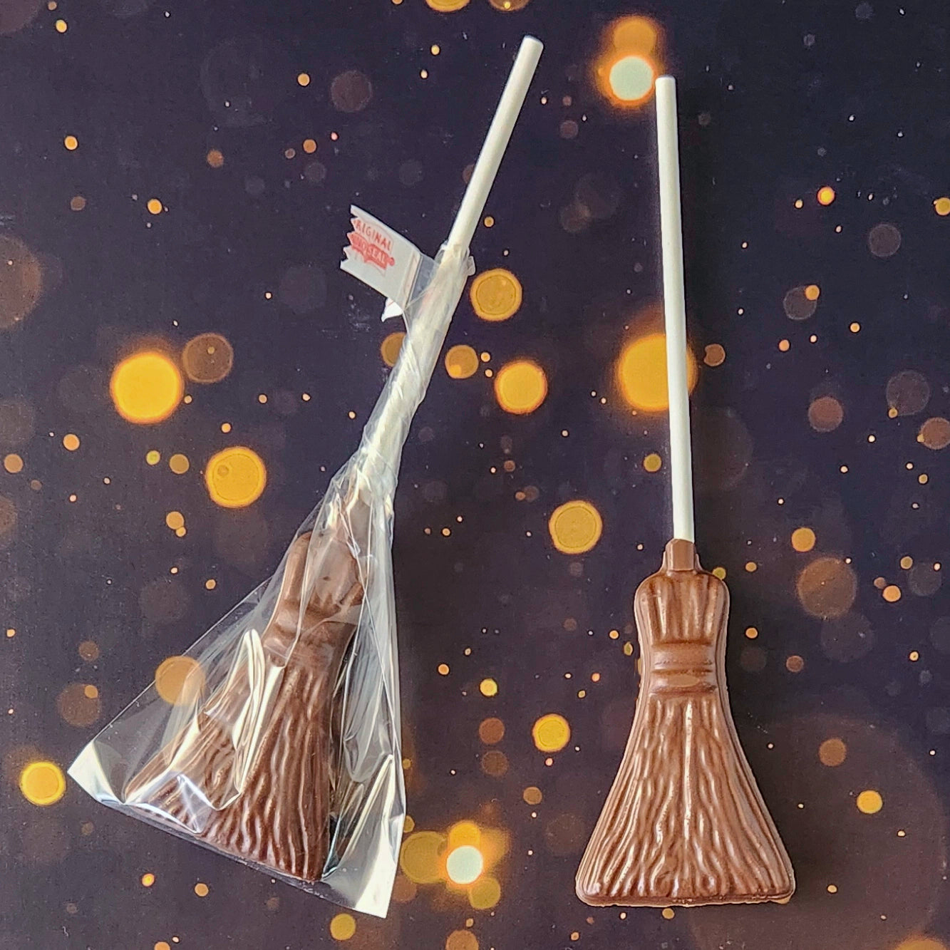 Chocolate Broomstick Lollipop