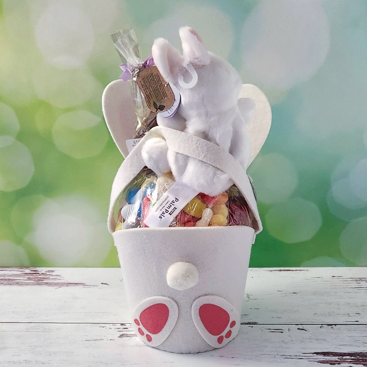 Bunny Hop Easter Candy Basket