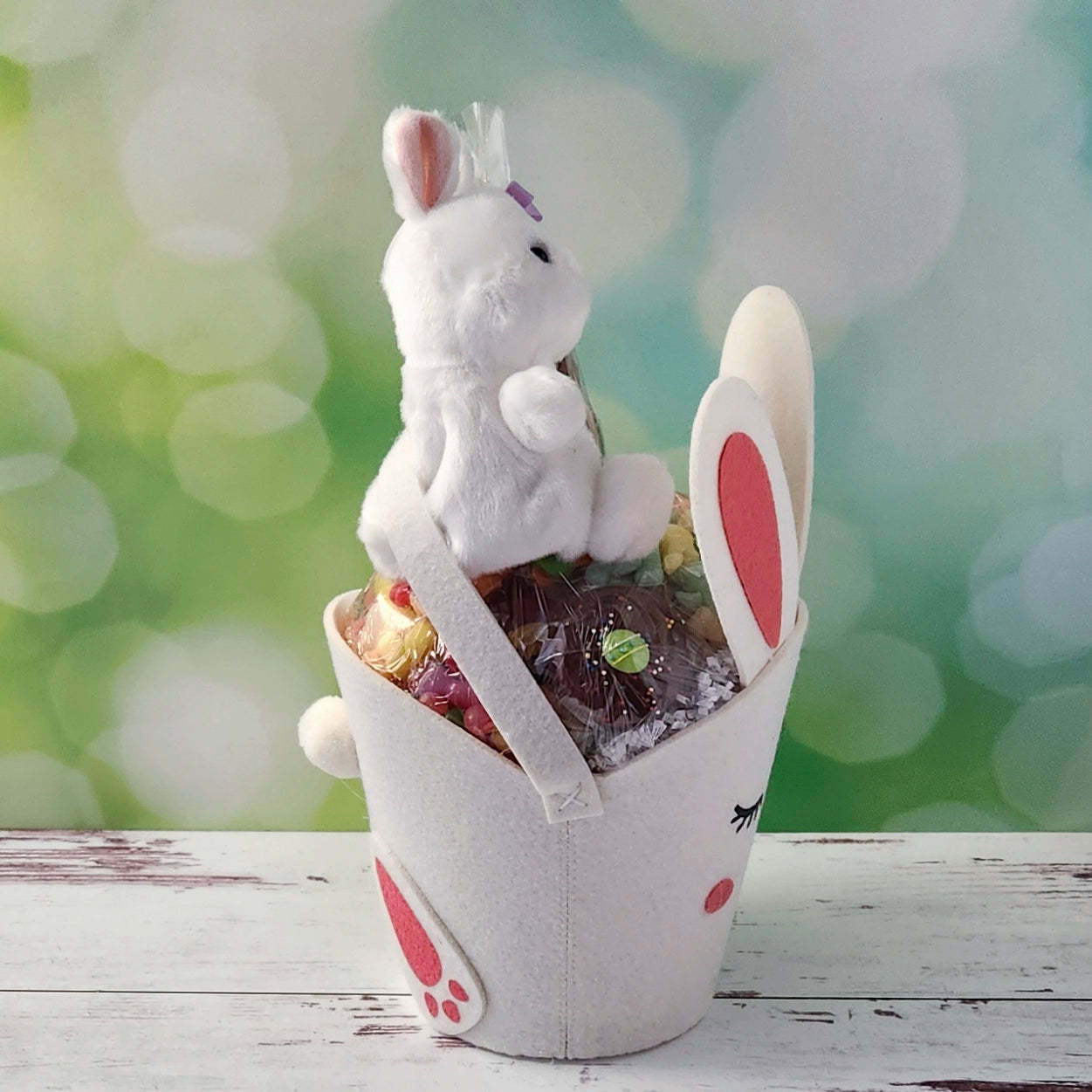 Bunny Hop Easter Candy Basket