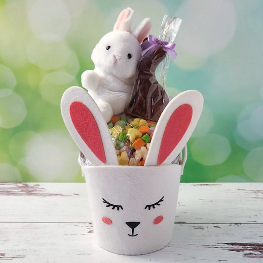 Bunny Hop Easter Candy Basket