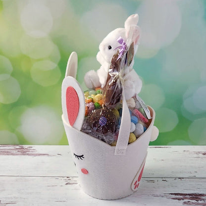 Bunny Hop Easter Candy Basket