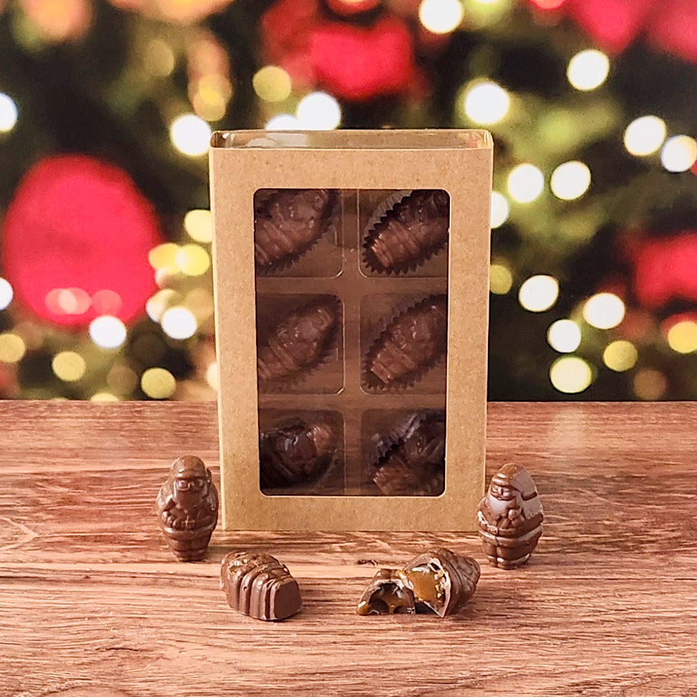 Caramel Santas