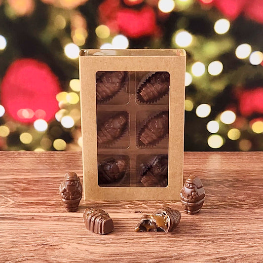 Caramel Santas
