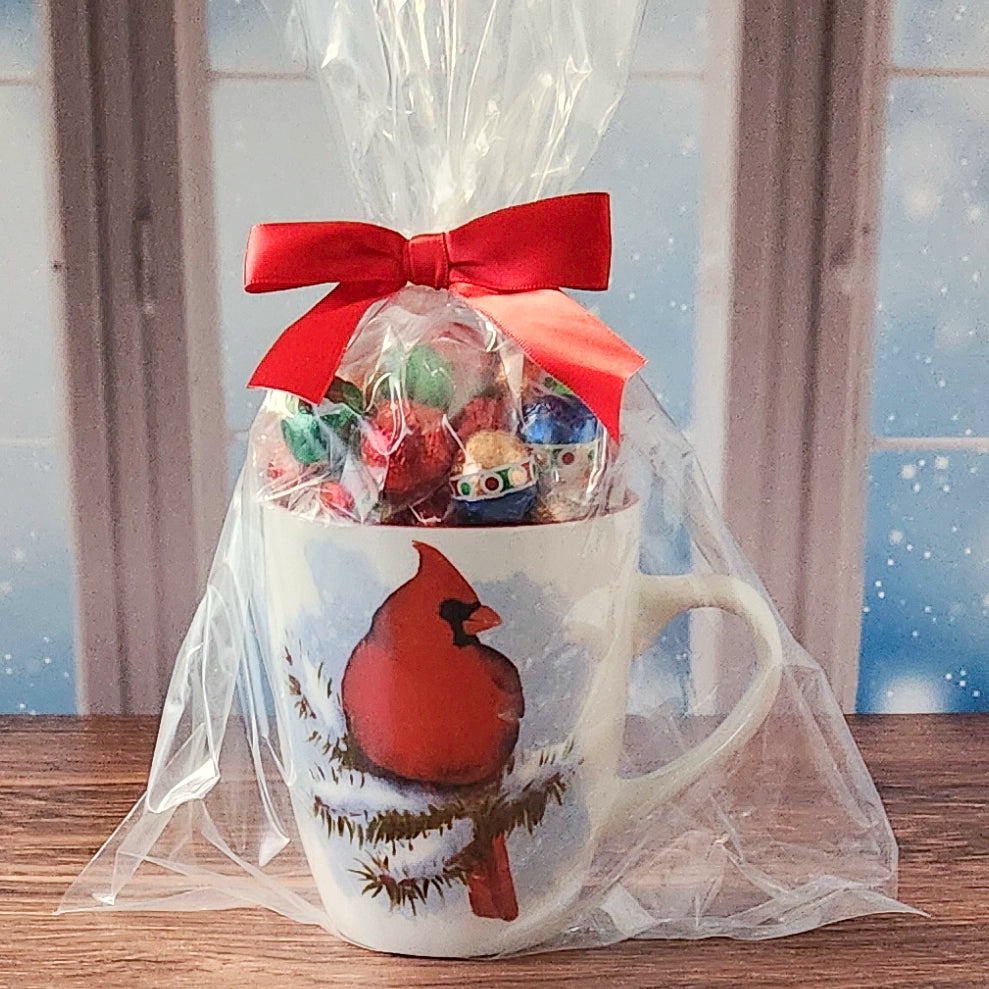 Cardinal on Winter Branch Gift Mug