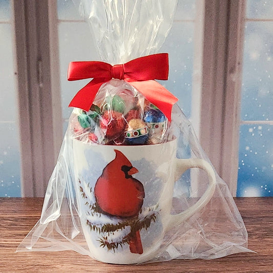 Cardinal on Winter Branch Gift Mug