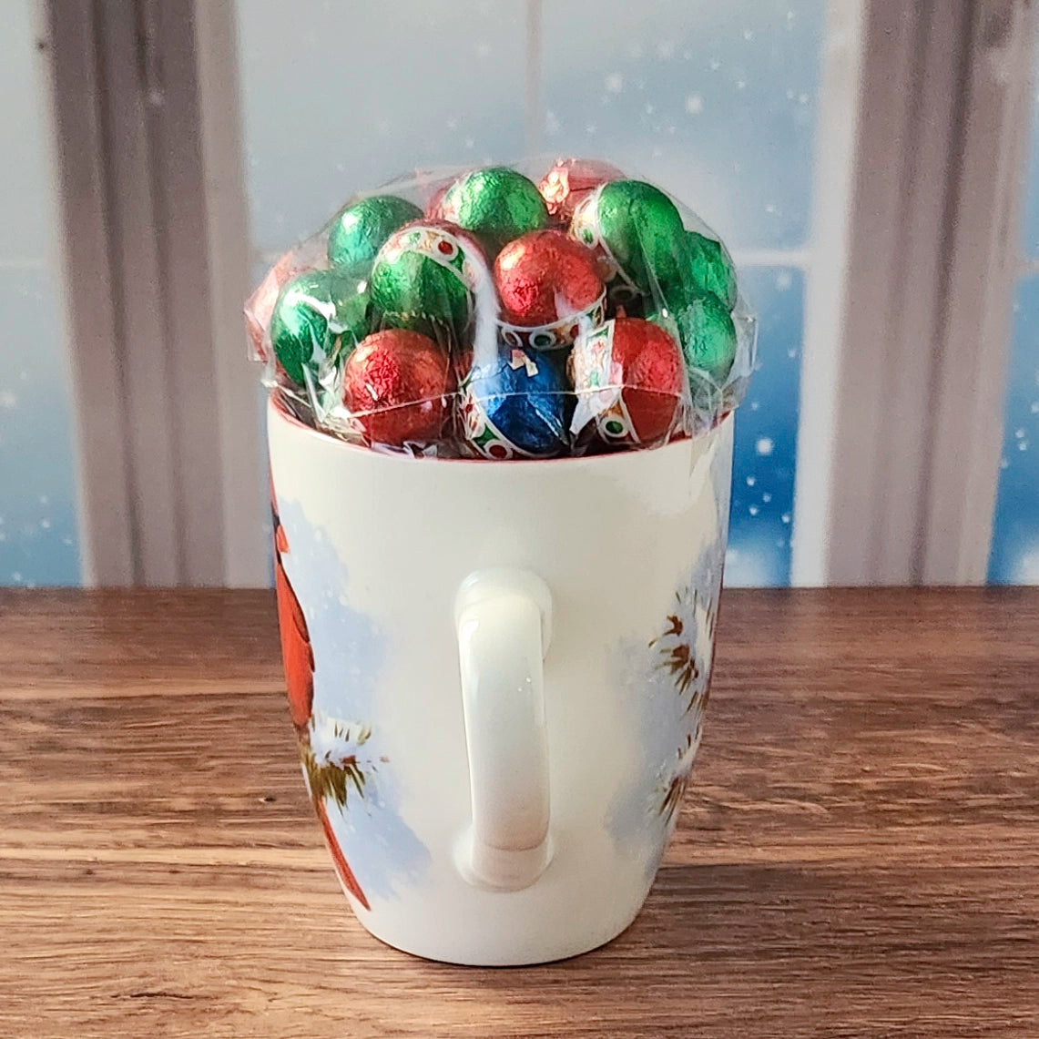 Cardinal on Winter Branch Gift Mug