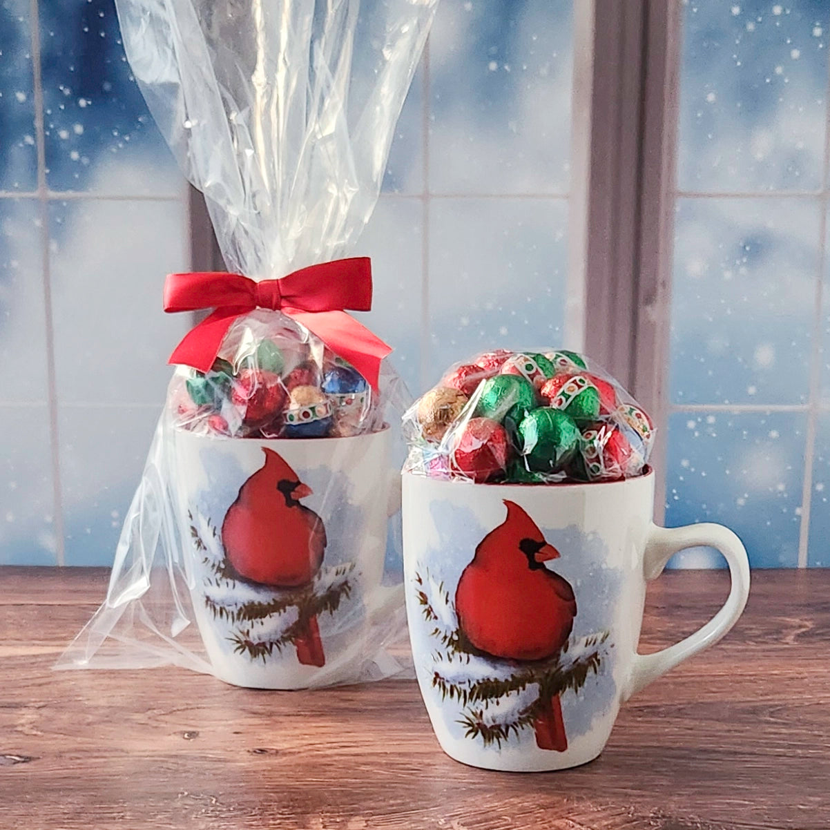 Cardinal on Winter Branch Gift Mug